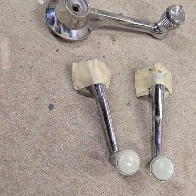 Vintage VW Chrome Interior/Exterior Parts – Mirror, Handles & Cranks -Volkswagen