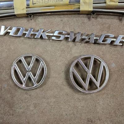 Vintage Volkswagen Emblems & Trim – VW Roundels, VOLKSWAGEN Script, Chrome Trim