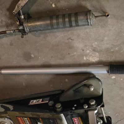 Craftsman Professional 4-Ton Low Profile Floor Jack and grease gun