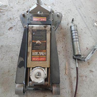 Craftsman Professional 4-Ton Low Profile Floor Jack and grease gun