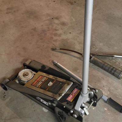 Craftsman Professional 4-Ton Low Profile Floor Jack and grease gun