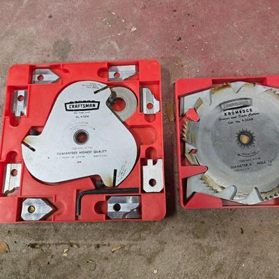 Craftsman & Kromedge Molding Cutter Head & Saw Blade Sets