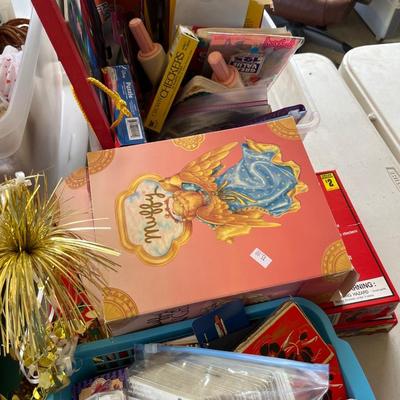 Sale Photo Thumbnail #11: puzzles, Sidewalk chalk,, books, games, Cards, electronic keyboard.