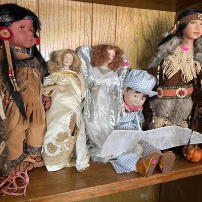 Sale Photo Thumbnail #22: Dolls, Ceramics, easter, ironing board and more.