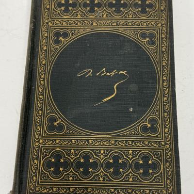 Sale Photo Thumbnail #532: Written by Honore de Balzac, published in 1896 (129 years old). Good condition, spine and covers are intact and unwrapped, some page yellowing.