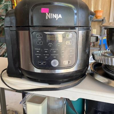 Sale Photo Thumbnail #34: Ninja fryer, small appliances, and more.