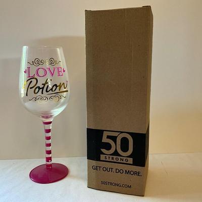 New 50 STRONG Love Potion Wine Glass