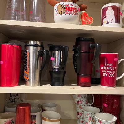 Sale Photo Thumbnail #54: Mugs, Cups, teas, canister,and more