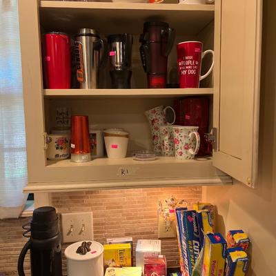 Sale Photo Thumbnail #53: Mugs, Cups, teas, canister,and more
