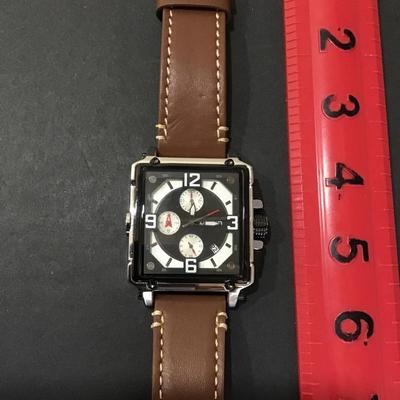 Sale Photo Thumbnail #80: Megir men’s watch working genuine leather band never worn 
Please see attached photos