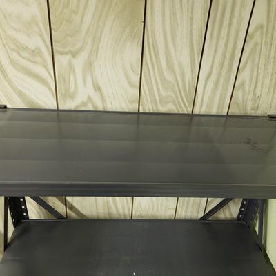 LOT 17B: Pair of Metal Shelved Storage Racks