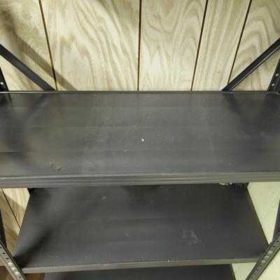 LOT 17B: Pair of Metal Shelved Storage Racks