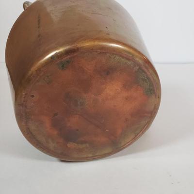 LOT 29F: Collection of Copper; Tea Kettle, Ewer, Enameled Vase