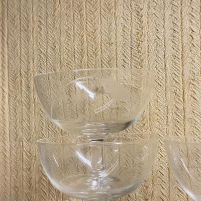 LOT 110G: Etched Glassware Collection