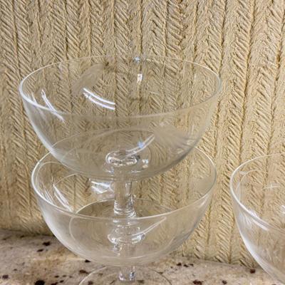 LOT 110G: Etched Glassware Collection