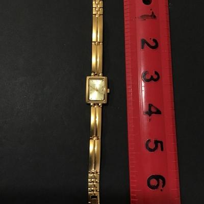Sale Photo Thumbnail #110: Women’s gold tone, Annie Klein watch working please see attached photos