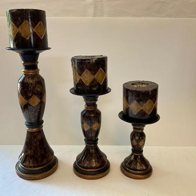 Candle Holders w/Candles