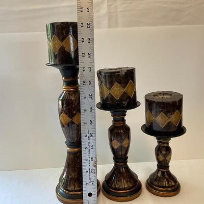 Candle Holders w/Candles