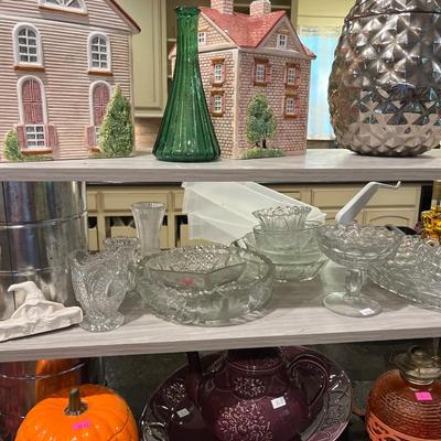Sale Photo Thumbnail #118: Teapot Canisters fostoria Pineapple pumpkin