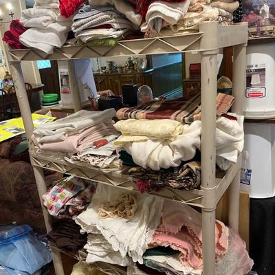 Sale Photo Thumbnail #127: Table cloths dish towels, napkins and placemats.