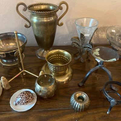 Sale Photo Thumbnail #134: Brass items and more

Cabinet not included