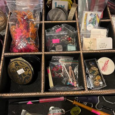 Sale Photo Thumbnail #155: Jewelry, music box, casio val-tone, watches, baseball cards and more.