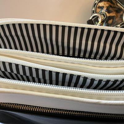 Black/White Purse and Leopard Purse