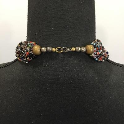 Vintage Very nice rare very unique large statement necklace handcrafted beautifully