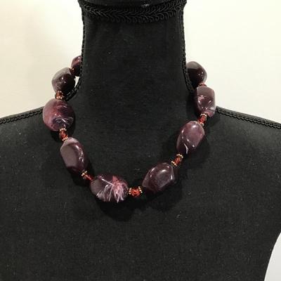 Very nice Robert rose statement necklace
