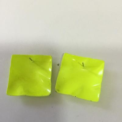 Cool vintage highlighter, yellow, green statement earrings