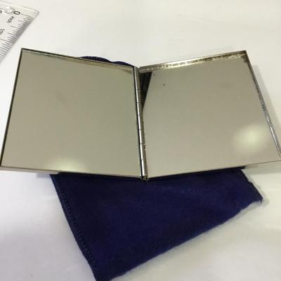 Vintage read, and Barton, Utah tailoring pocket mirror for men