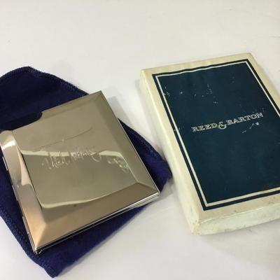 Vintage read, and Barton, Utah tailoring pocket mirror for men