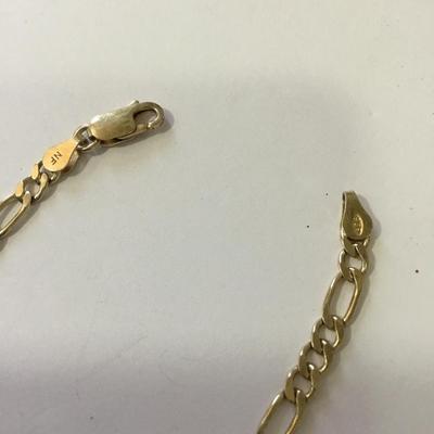 Gold tone 925 sterling silver Italy bracelet