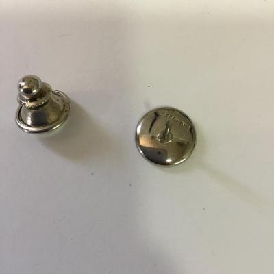 Vintage, sterling, silver tie, pin, or lapel pin