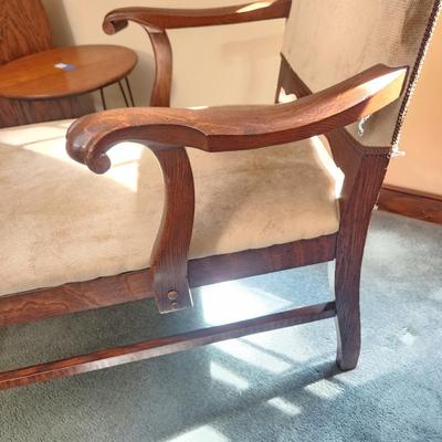 Antique Chaise Longue 43x21x38
