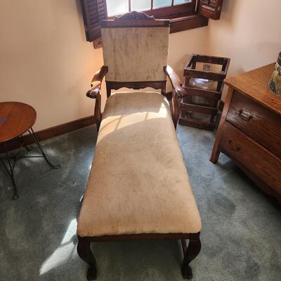 Antique Chaise Longue 43x21x38