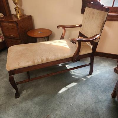 Antique Chaise Longue 43x21x38