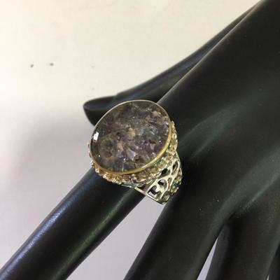 Chunky fashion ring