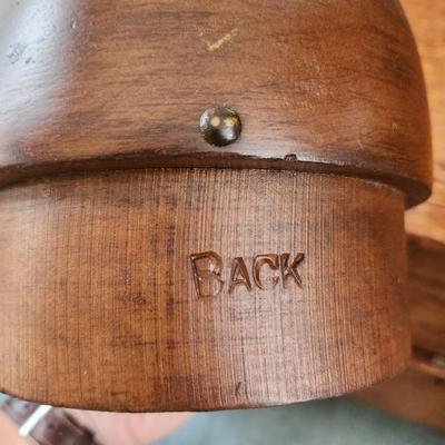 Vintage Wood Hat Block