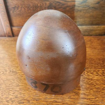 Vintage Wood Hat Block