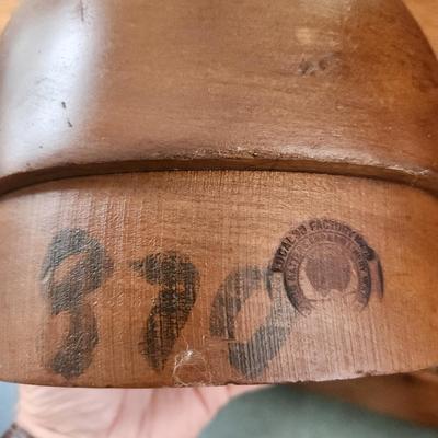 Vintage Wood Hat Block