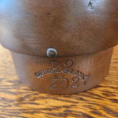 Vintage Wood Hat Block