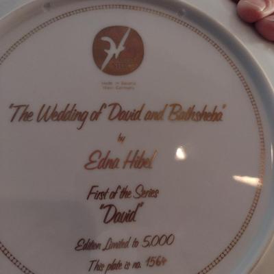 Collection of Edna Hibel Plates- Boxes Included- Four Pieces