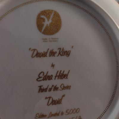 Collection of Edna Hibel Plates- Boxes Included- Four Pieces