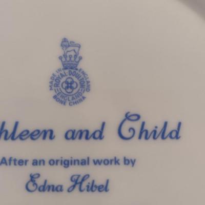 Collection of Edna Hibel Plates- Boxes Included- Four Pieces