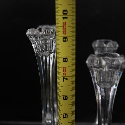 Bohemia Czech Republic Lead Crystal Candleholders (8)