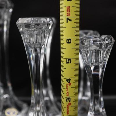Bohemia Czech Republic Lead Crystal Candleholders (8)