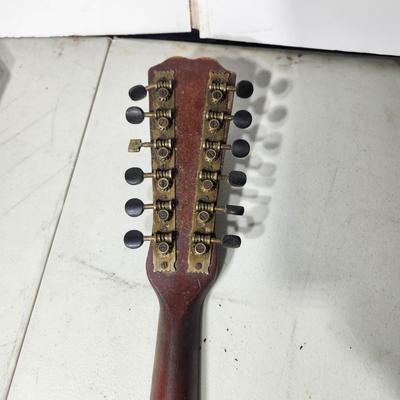 Antique 12 String Mandolin, mandriola ,tricordio Menzenhauer & Schmidt
