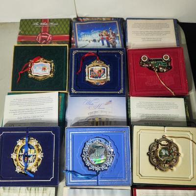 Lot of White House Christmas Ornaments Decoration