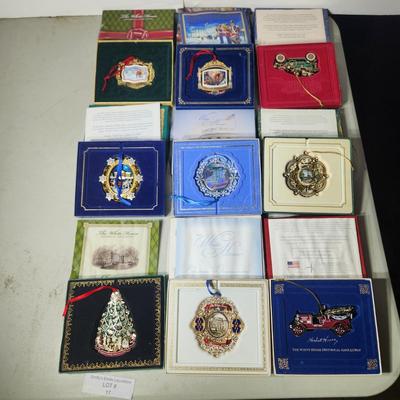 Lot of White House Christmas Ornaments Decoration